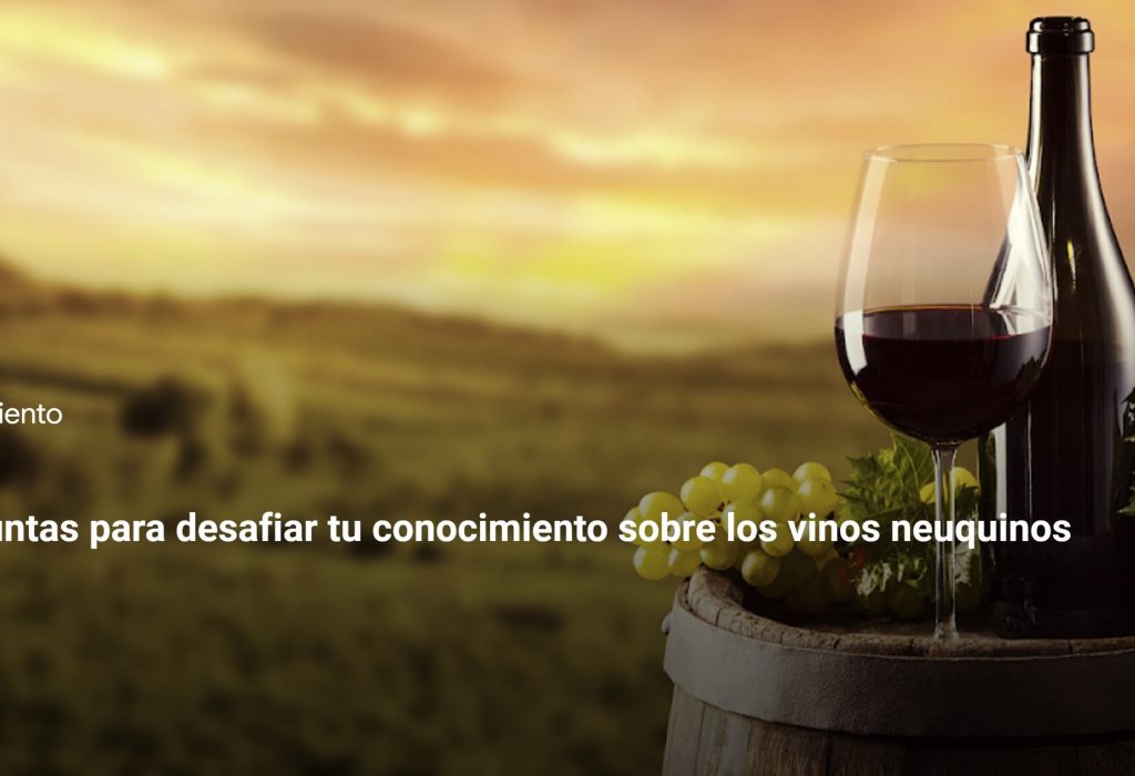 Desafía tu conocimiento en vinos neuquinos